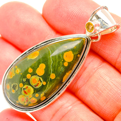 Ocean Jasper Pendants handcrafted by Ana Silver Co - PD32075