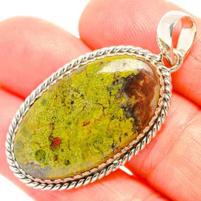 Dragon's Blood Stone Pendants handcrafted by Ana Silver Co - PD32078