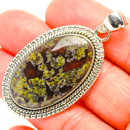 Dragon's Blood Stone Pendants handcrafted by Ana Silver Co - PD32080
