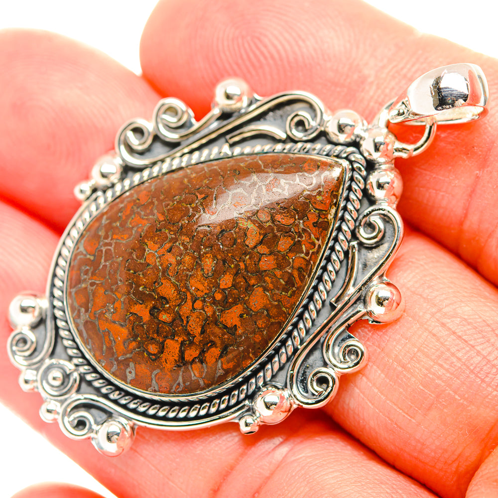 Dinosaur Bone Pendants handcrafted by Ana Silver Co - PD32084