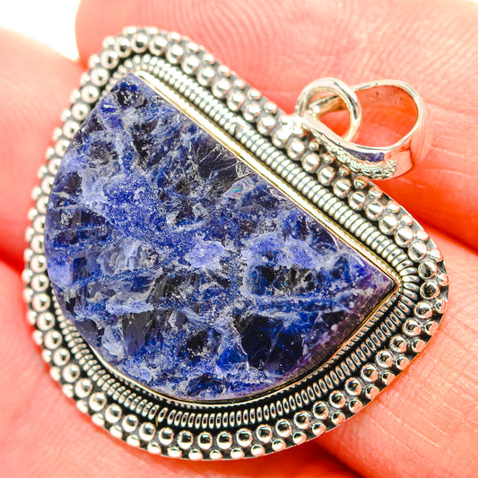 Sodalite Pendants handcrafted by Ana Silver Co - PD32108