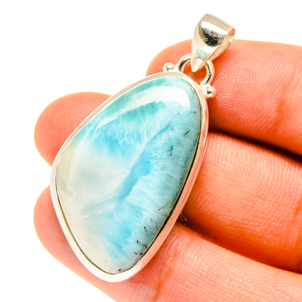 Larimar Pendants handcrafted by Ana Silver Co - PD3212