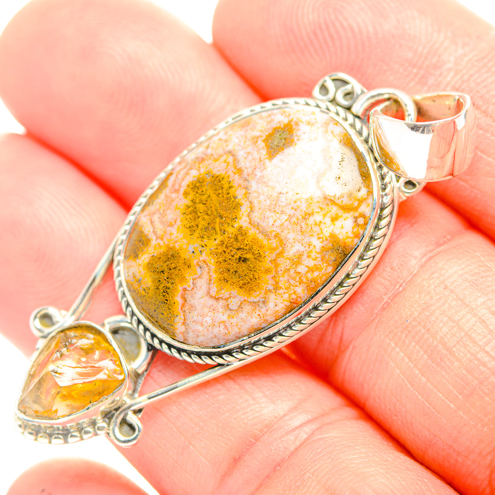 Ocean Jasper Pendants handcrafted by Ana Silver Co - PD32123