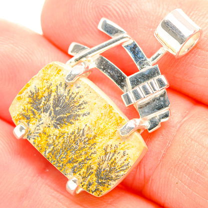 Germany Psilomelane Dendrite Pendants handcrafted by Ana Silver Co - PD32126