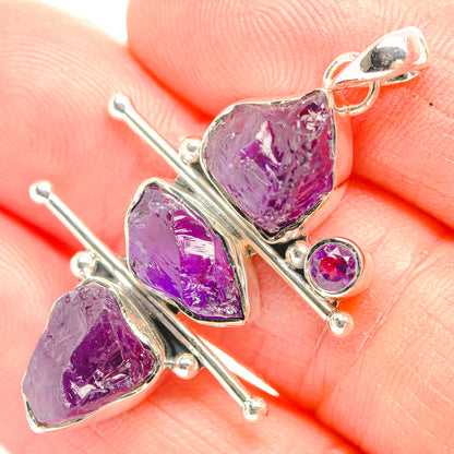 Amethyst Pendants handcrafted by Ana Silver Co - PD32135