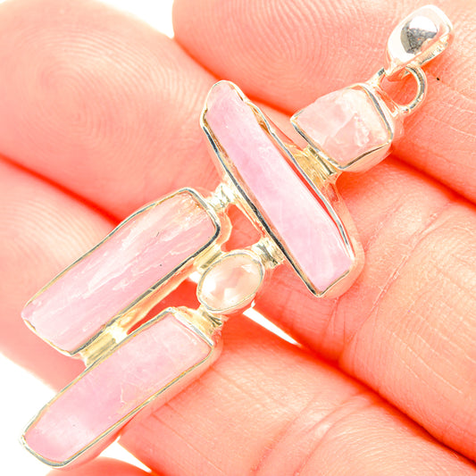 Kunzite Pendants handcrafted by Ana Silver Co - PD32137