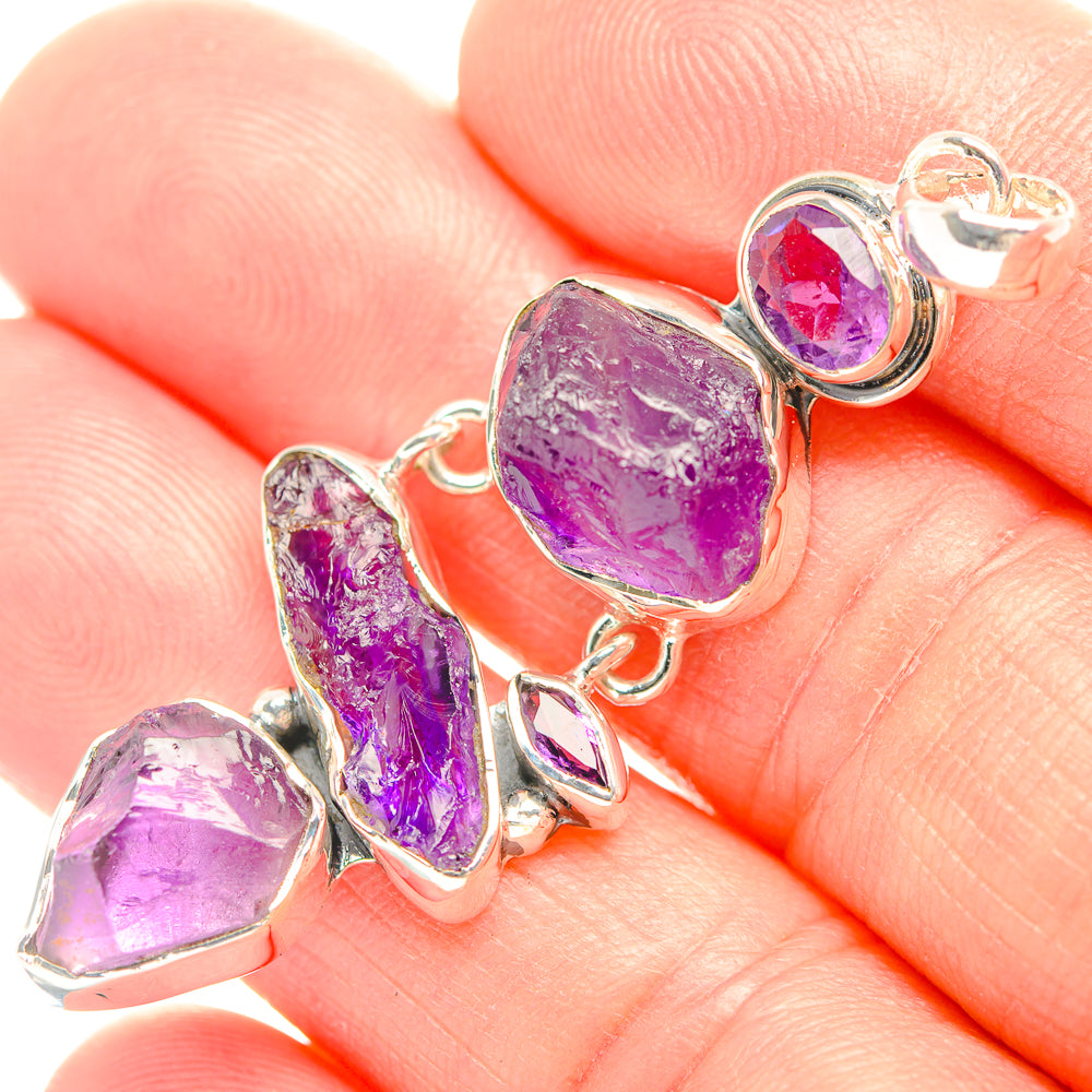 Amethyst Pendants handcrafted by Ana Silver Co - PD32140