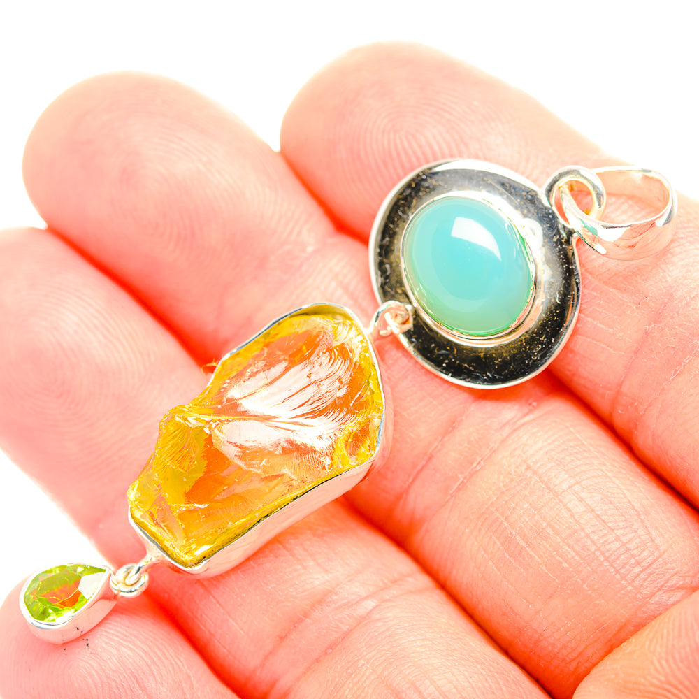 Citrine Pendants handcrafted by Ana Silver Co - PD32141