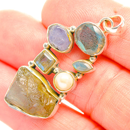 Labradorite Pendants handcrafted by Ana Silver Co - PD32142
