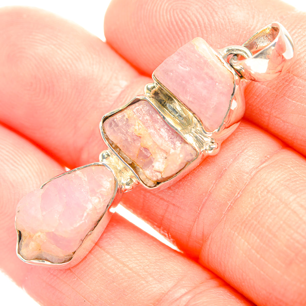 Kunzite Pendants handcrafted by Ana Silver Co - PD32148