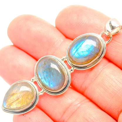 Labradorite Pendants handcrafted by Ana Silver Co - PD32151