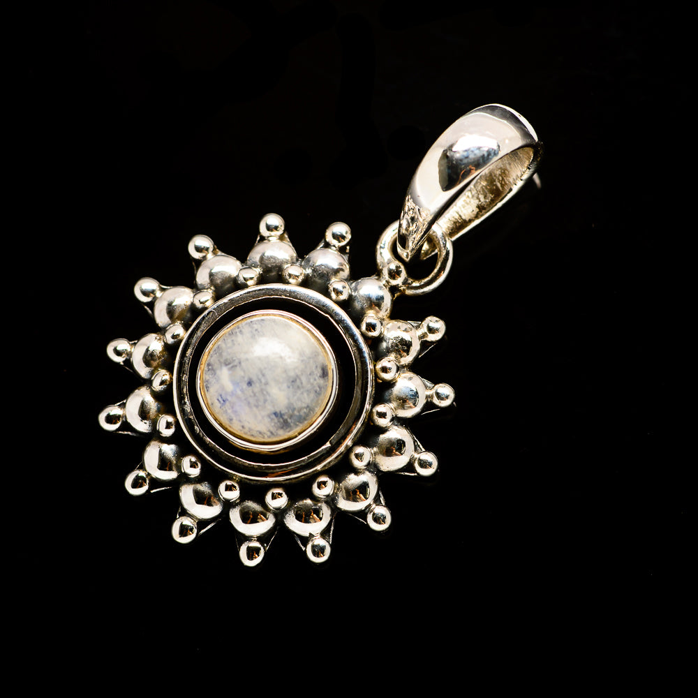 Rainbow Moonstone Pendants handcrafted by Ana Silver Co - PD731613