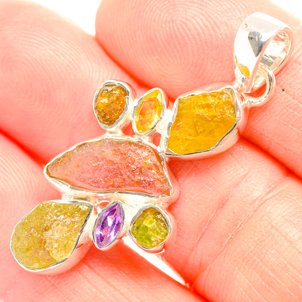 Tourmaline Pendants handcrafted by Ana Silver Co - PD32164