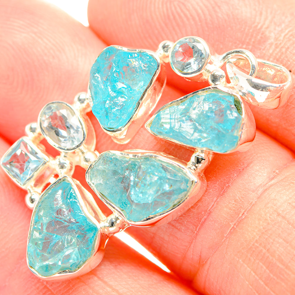 Apatite Pendants handcrafted by Ana Silver Co - PD32167