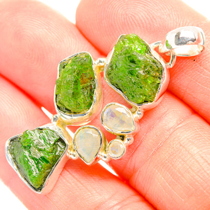 Chrome Diopside Pendants handcrafted by Ana Silver Co - PD32168