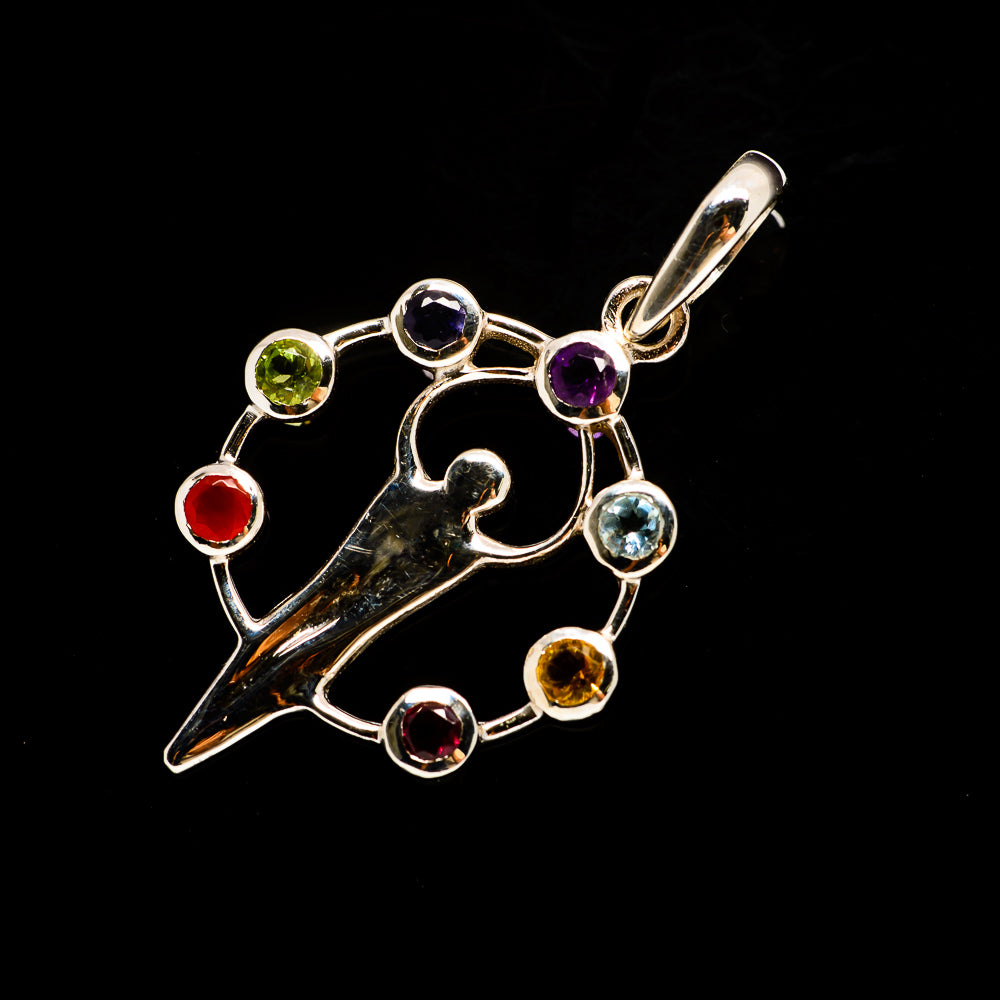 Multi-Stone Chakra Pendants handcrafted by Ana Silver Co - PD731685