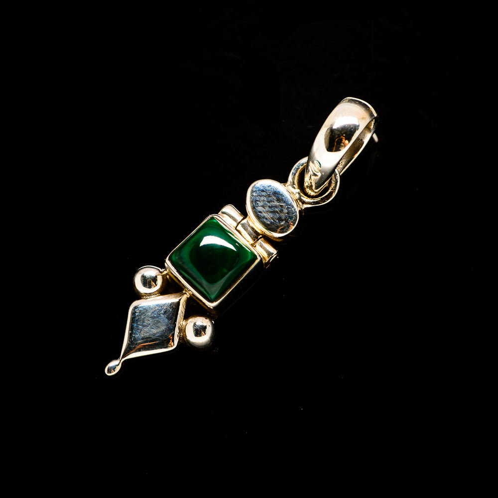 Malachite Pendants handcrafted by Ana Silver Co - PD731738