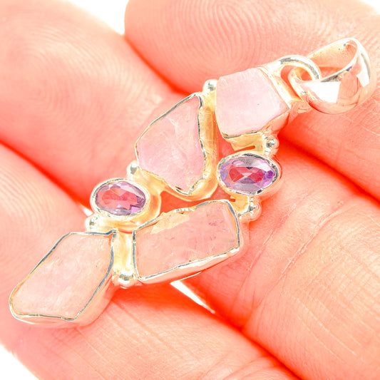 Kunzite Pendants handcrafted by Ana Silver Co - PD32181