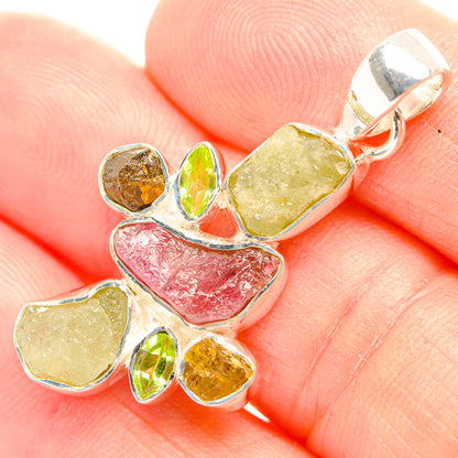 Tourmaline Pendants handcrafted by Ana Silver Co - PD32182