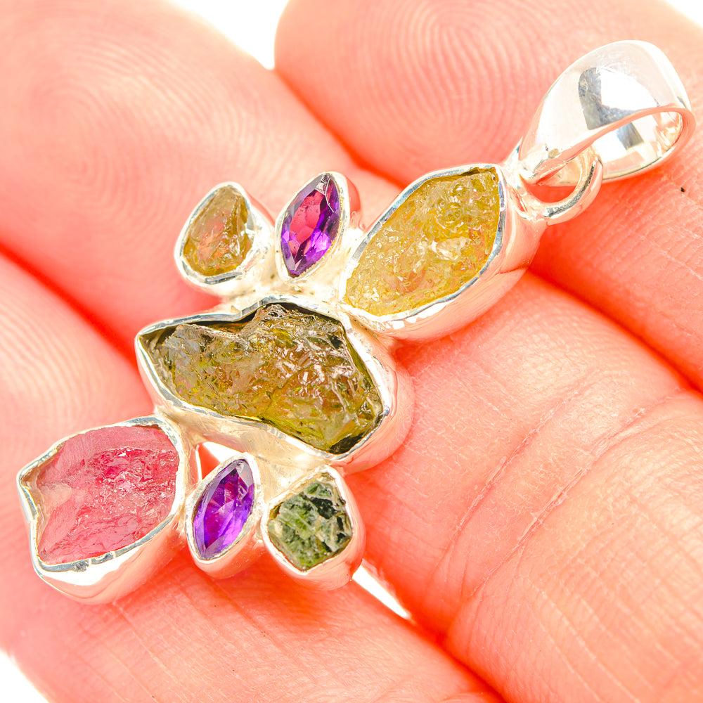 Tourmaline Pendants handcrafted by Ana Silver Co - PD32184
