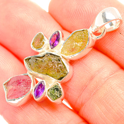 Tourmaline Pendants handcrafted by Ana Silver Co - PD32184