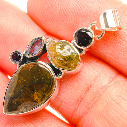 Ammolite Pendants handcrafted by Ana Silver Co - PD32185