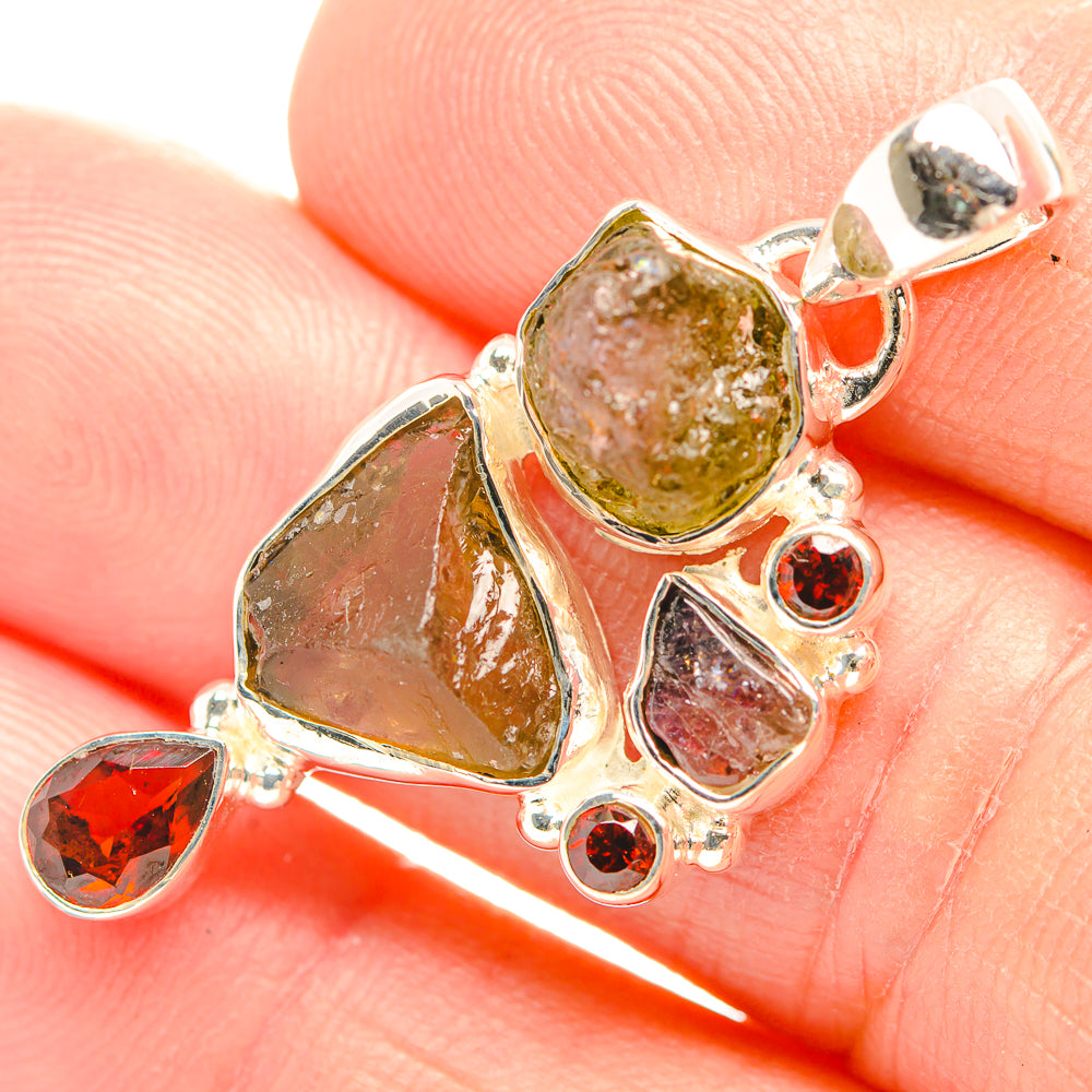 Tourmaline Pendants handcrafted by Ana Silver Co - PD32187