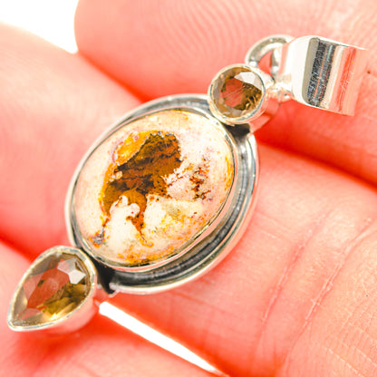 Peanut Wood Jasper Pendants handcrafted by Ana Silver Co - PD32189