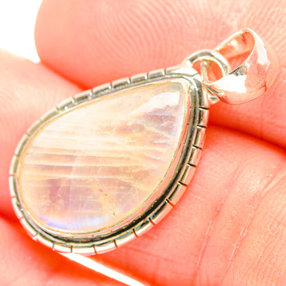 Rainbow Moonstone Pendants handcrafted by Ana Silver Co - PD32190