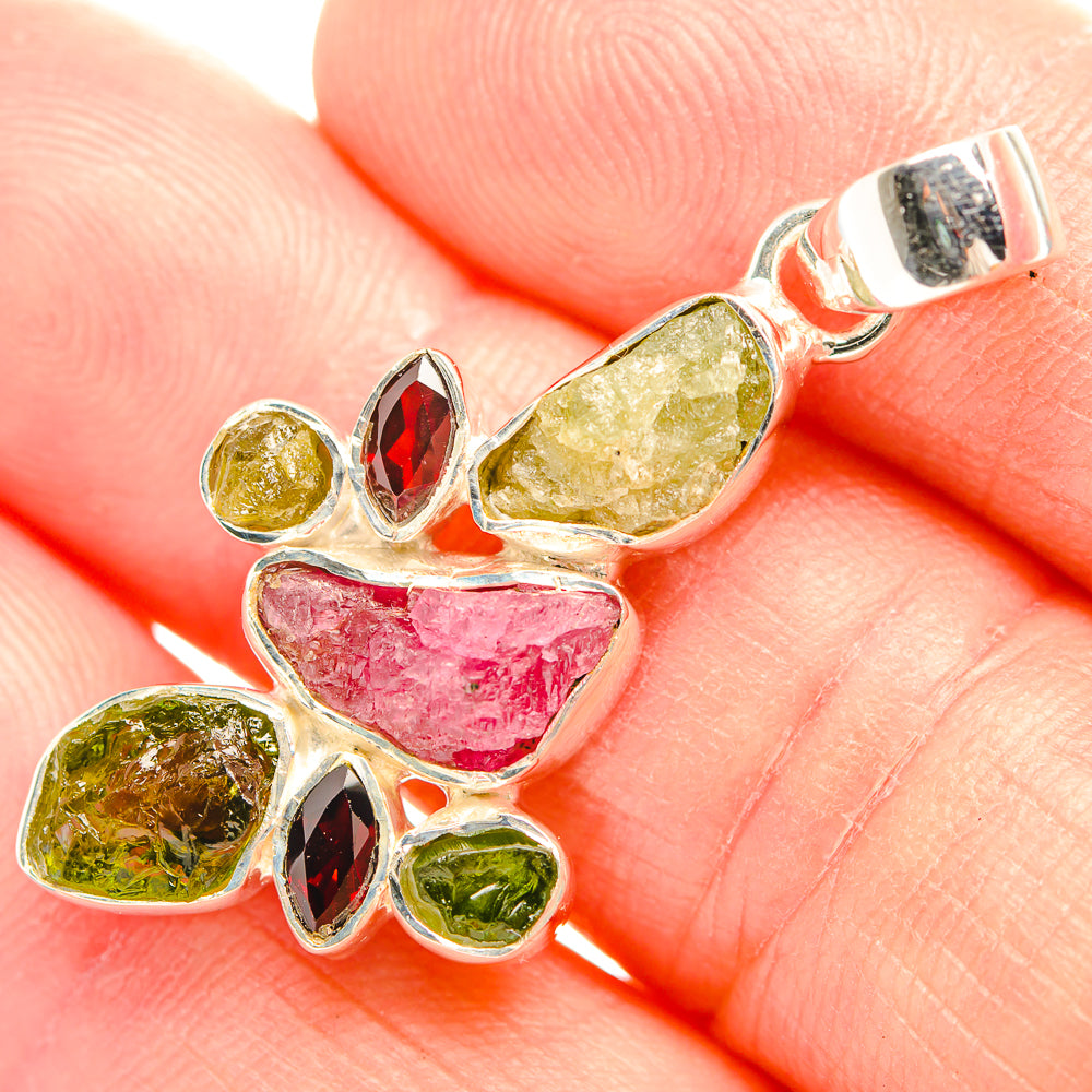 Tourmaline Pendants handcrafted by Ana Silver Co - PD32201
