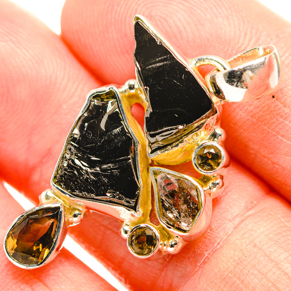 Shungite Pendants handcrafted by Ana Silver Co - PD32205