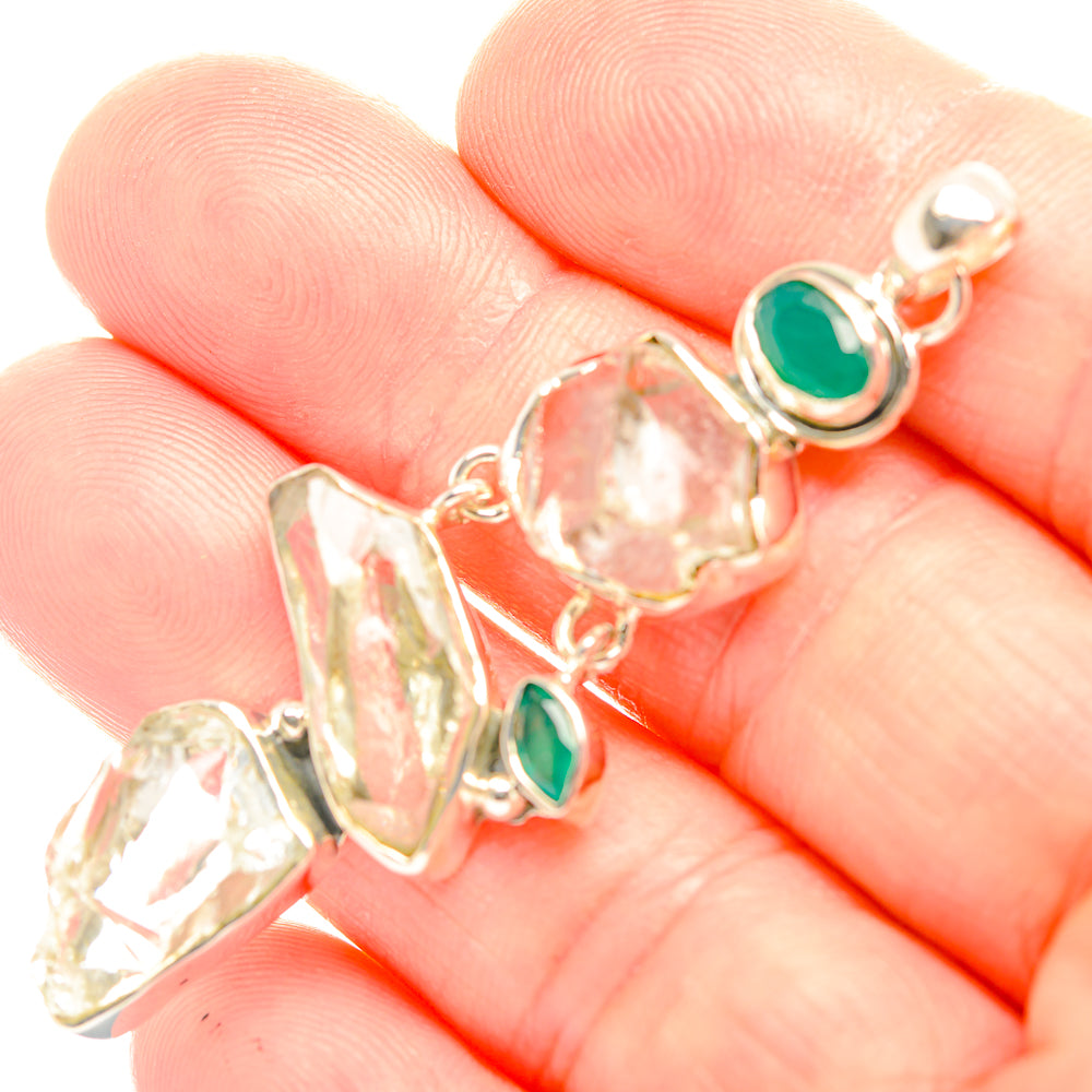 Green Amethyst Pendants handcrafted by Ana Silver Co - PD32209