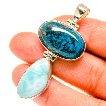 Shattuckite Pendants handcrafted by Ana Silver Co - PD3221