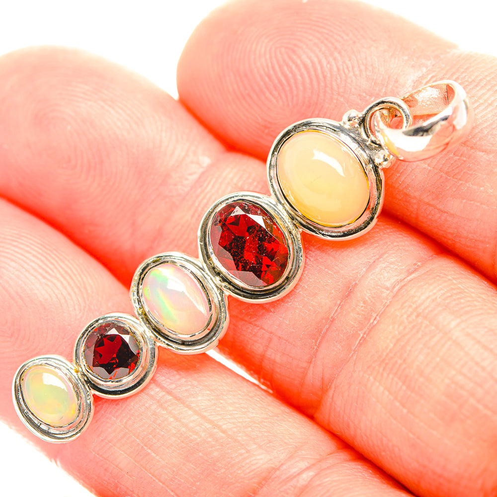 Ethiopian Opal Pendants handcrafted by Ana Silver Co - PD32210