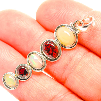 Ethiopian Opal Pendants handcrafted by Ana Silver Co - PD32210