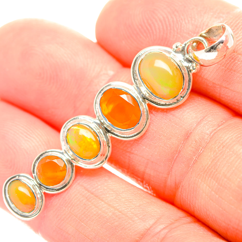 Ethiopian Opal Pendants handcrafted by Ana Silver Co - PD32212