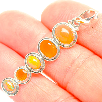 Ethiopian Opal Pendants handcrafted by Ana Silver Co - PD32213