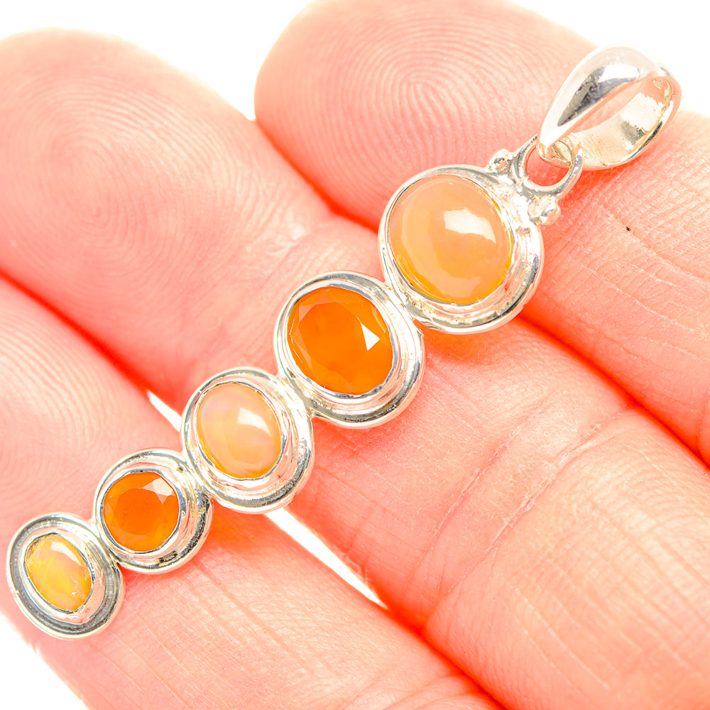Ethiopian Opal Pendants handcrafted by Ana Silver Co - PD32216