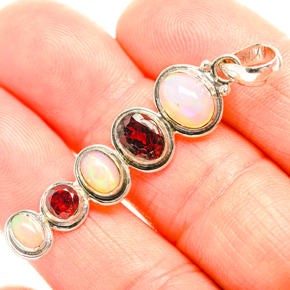 Ethiopian Opal Pendants handcrafted by Ana Silver Co - PD32219