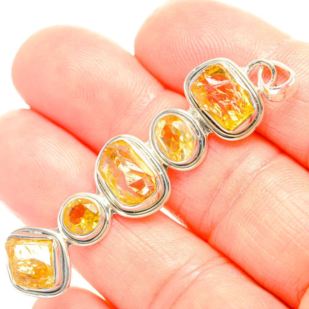 Citrine Pendants handcrafted by Ana Silver Co - PD32222