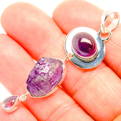 Amethyst Pendants handcrafted by Ana Silver Co - PD32224