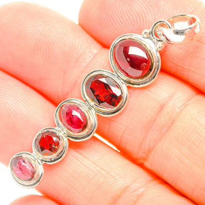 Garnet Pendants handcrafted by Ana Silver Co - PD32229