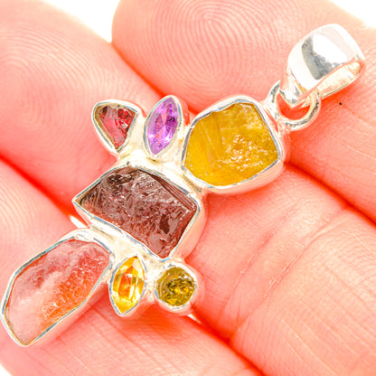 Tourmaline Pendants handcrafted by Ana Silver Co - PD32234