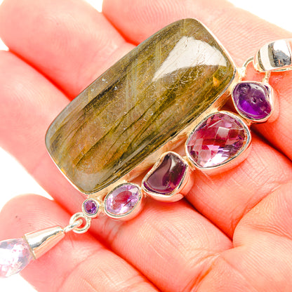 Labradorite Pendants handcrafted by Ana Silver Co - PD32236