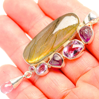 Labradorite Pendants handcrafted by Ana Silver Co - PD32237
