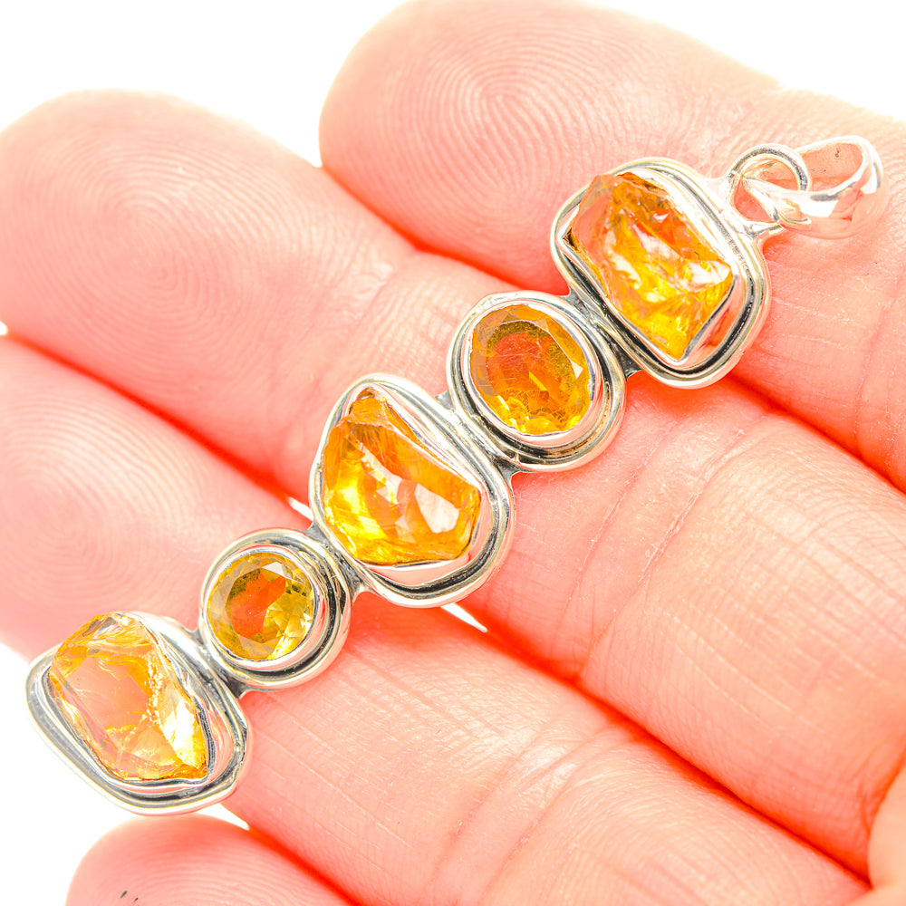 Citrine Pendants handcrafted by Ana Silver Co - PD32241