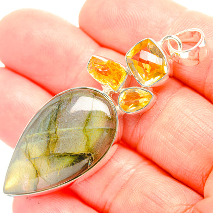 Labradorite Pendants handcrafted by Ana Silver Co - PD32242