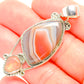 Red Botswana Agate Pendants handcrafted by Ana Silver Co - PD32246