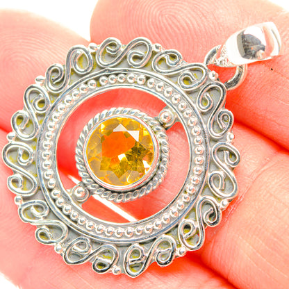 Citrine Pendants handcrafted by Ana Silver Co - PD32256