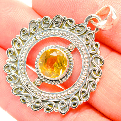Citrine Pendants handcrafted by Ana Silver Co - PD32259